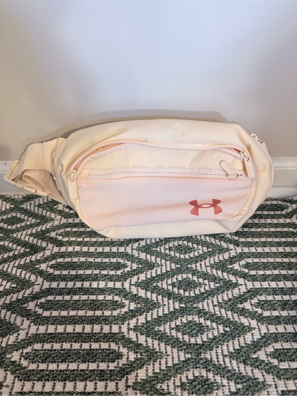 Under Armour Light Pink/Light Orange Fanny Pack & Crossbody